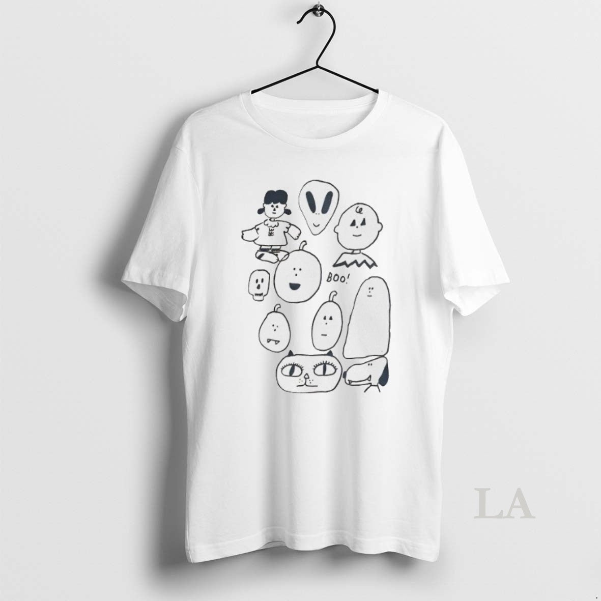 Original Peanuts Characters X Alien Boo