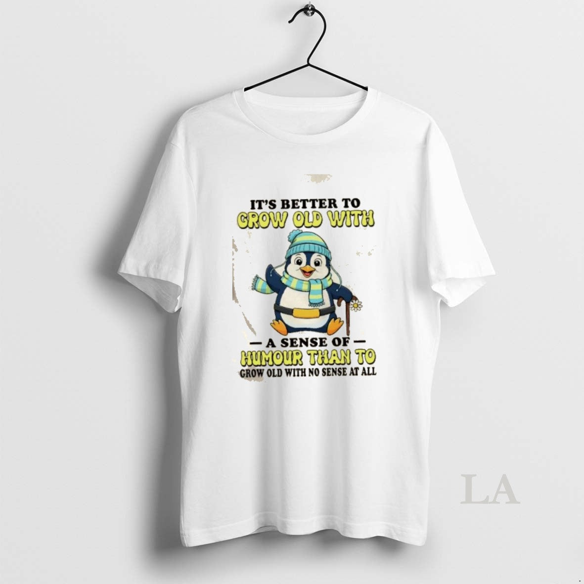 Original Penguin Its Better To Grow Old With A Sense Of Humor Than To Grow T-Shirts, Hoodie, Sweatshirt | CiraTrend.com