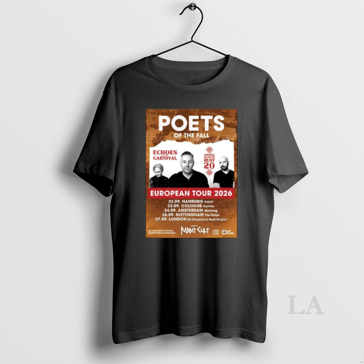 Original Poets Of The Fall Europe Tour 2026 T-Shirts, Hoodie, Sweatshirt | CiraTrend.com