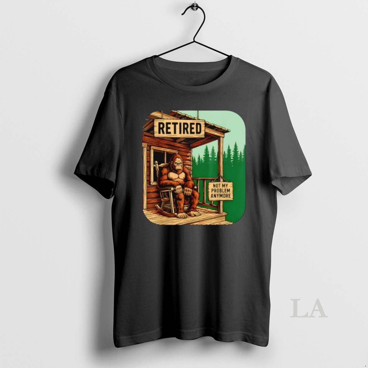 Original Retired Retirement Bigfoot Not My Problem Anymore