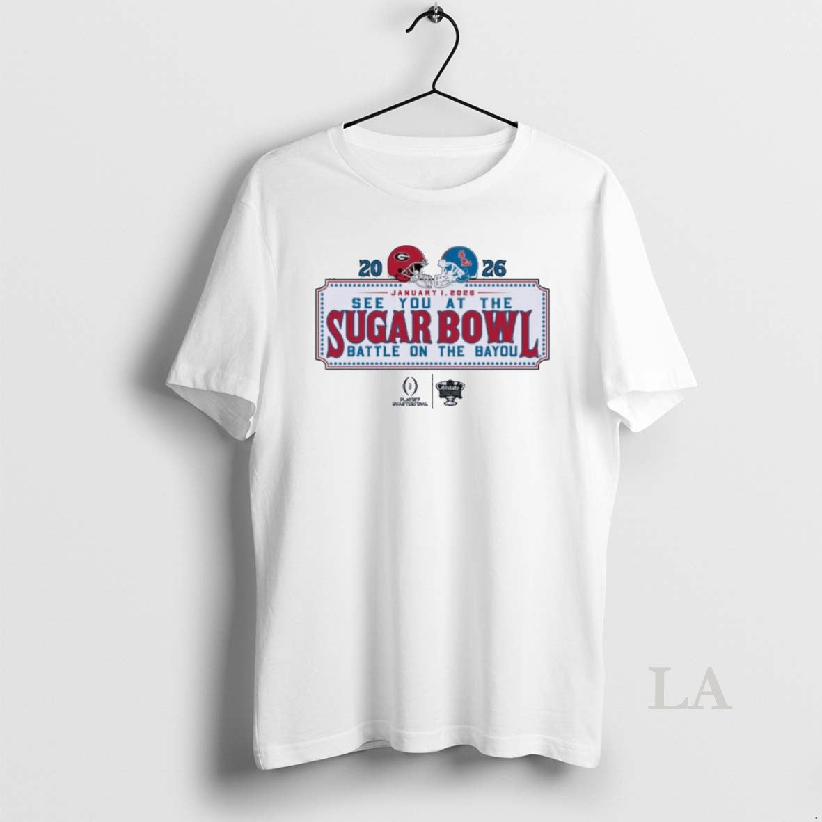 Original See You At The Sugar Bowl Dueling Helmet 2026 Georgia Vs Ole Miss T-Shirts, Hoodie, Sweatshirt | CiraTrend.com
