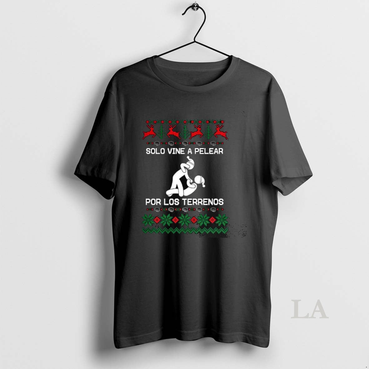 Original Solo A Vine Pelear Por Los Terrenos Ugly Christmas T-Shirts, Hoodie, Sweatshirt | CiraTrend.com