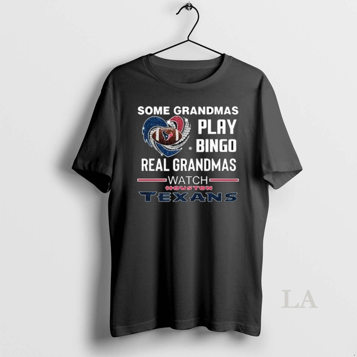 Original Some Grandmas Play Bingo Real Grandmas Watch Houston Texans Diamond Heart 2025 Long Sleve
