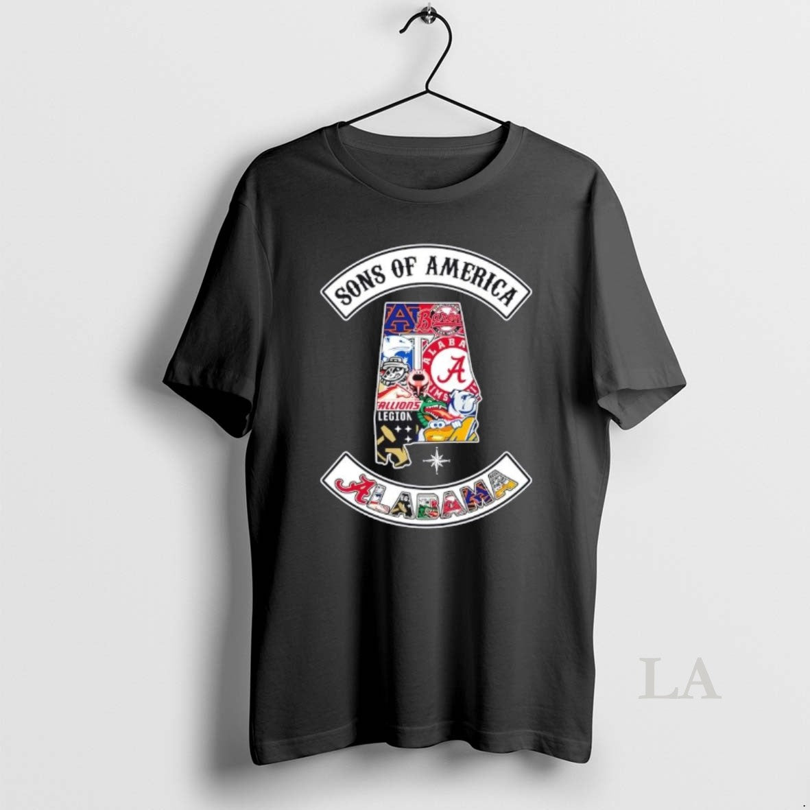 Original Son Of America Alabama Map Sports Logos Combine T-Shirts, Hoodie, Sweatshirt | CiraTrend.com