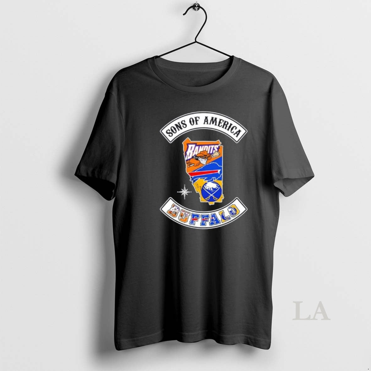 Original Son Of America Buffalo Map Sports Logos Combine T-Shirts, Hoodie, Sweatshirt | CiraTrend.com