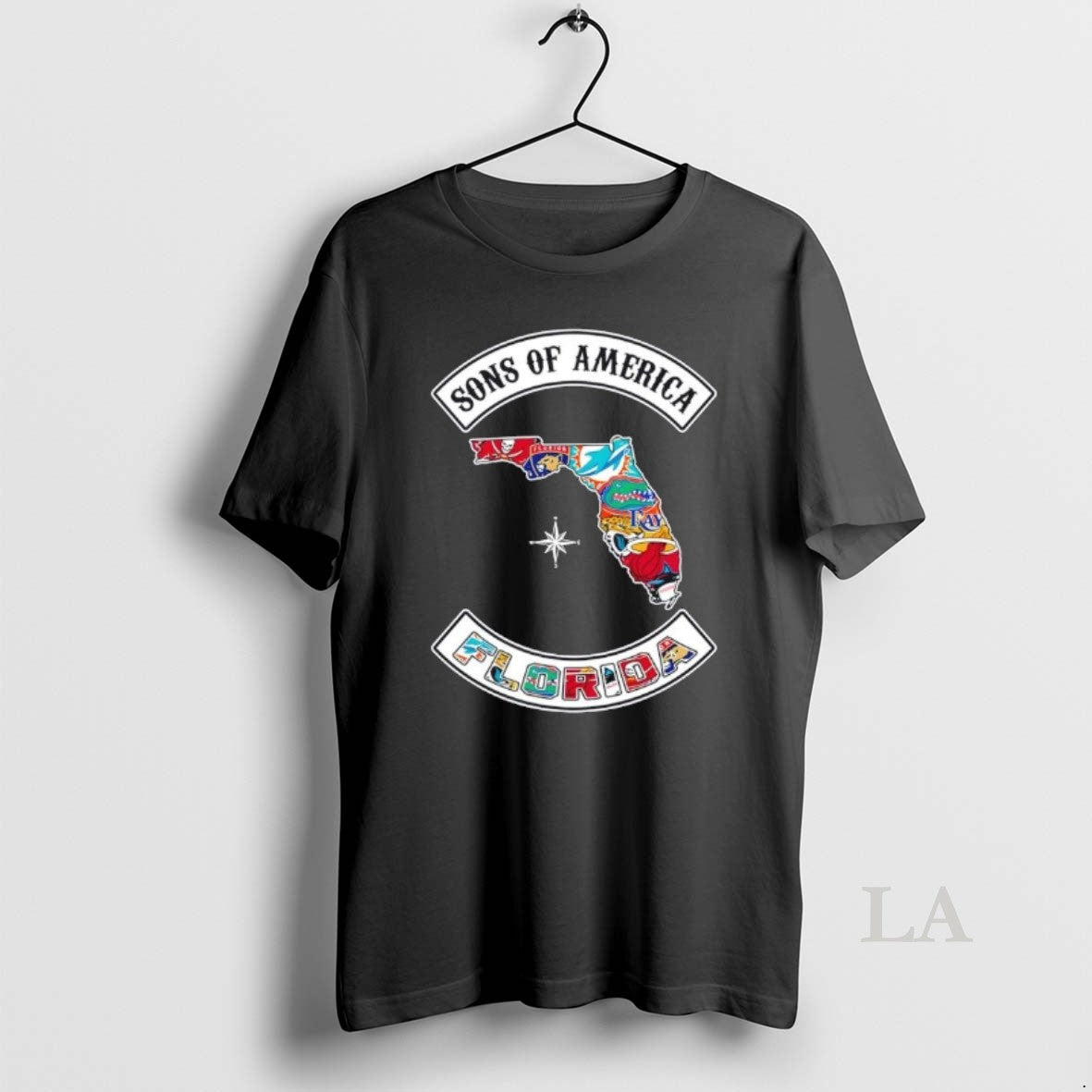 Original Son Of America Florida Map Sports Logos Combine T-Shirts, Hoodie, Sweatshirt | CiraTrend.com