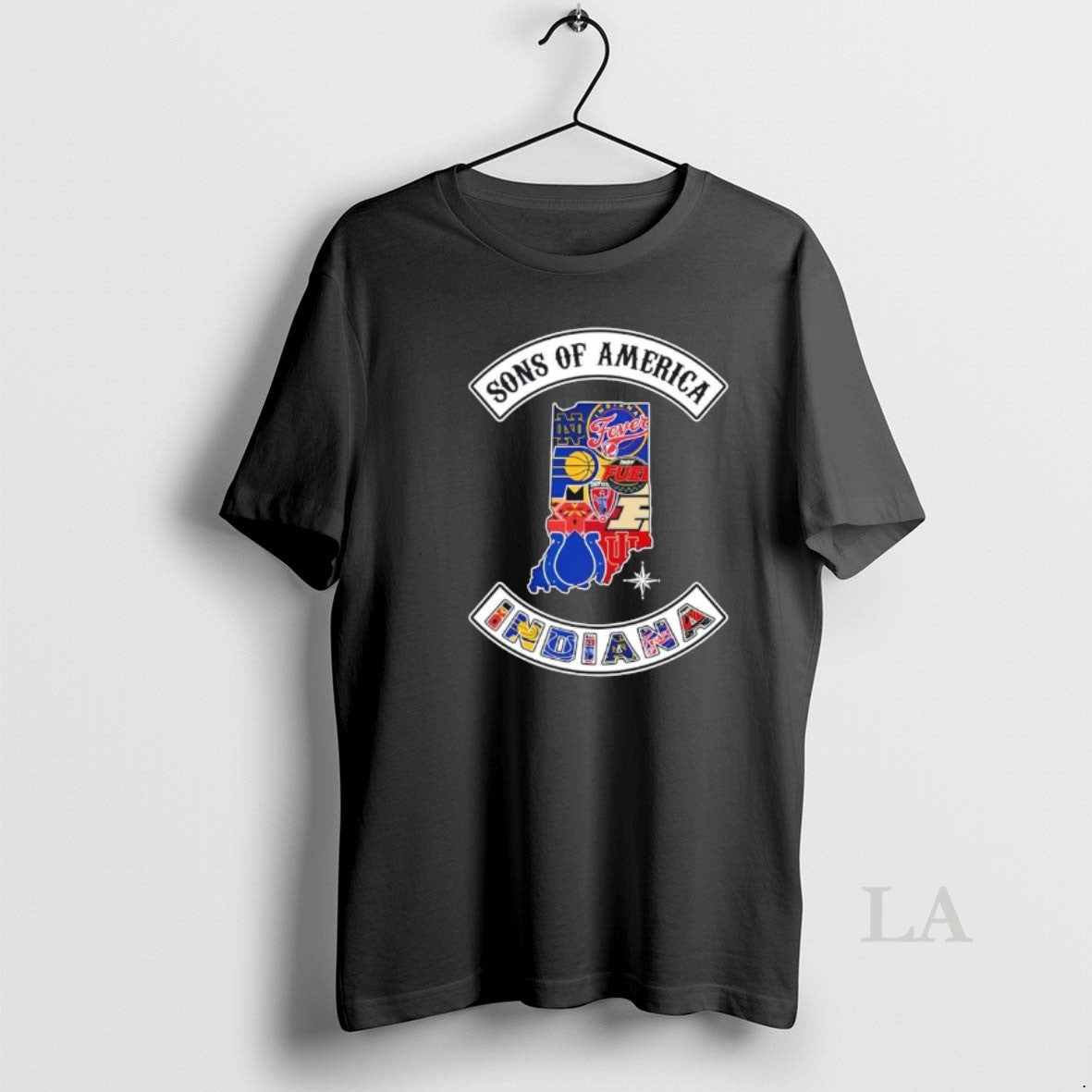Original Son Of America Indiana Map Sports Logos Combine T-Shirts, Hoodie, Sweatshirt | CiraTrend.com