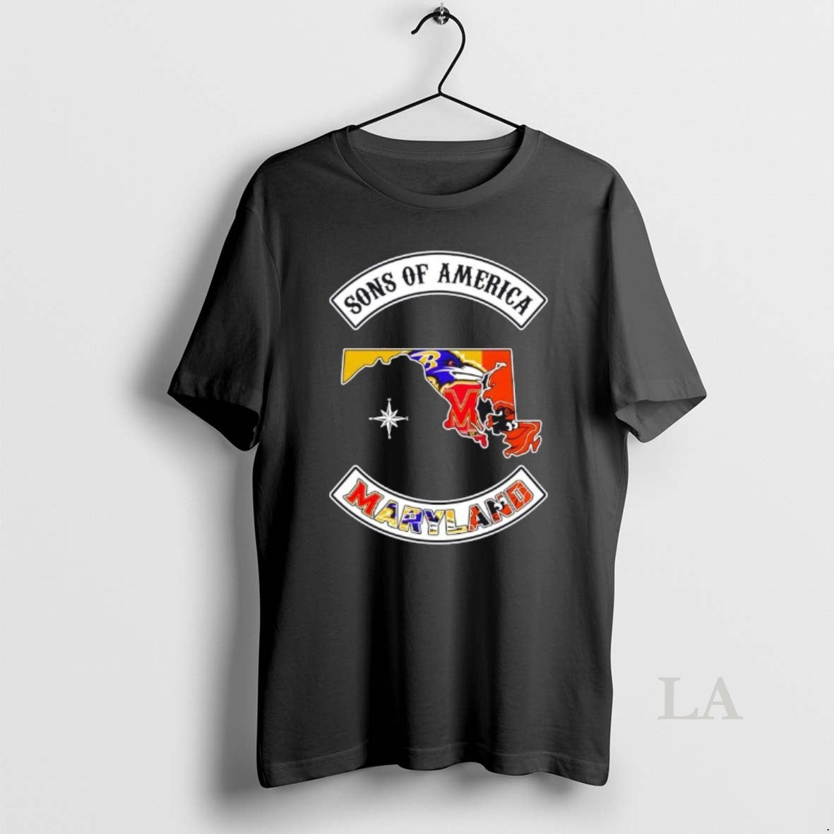 Original Son Of America Maryland Map Sports Logos Combine T-Shirts, Hoodie, Sweatshirt | CiraTrend.com