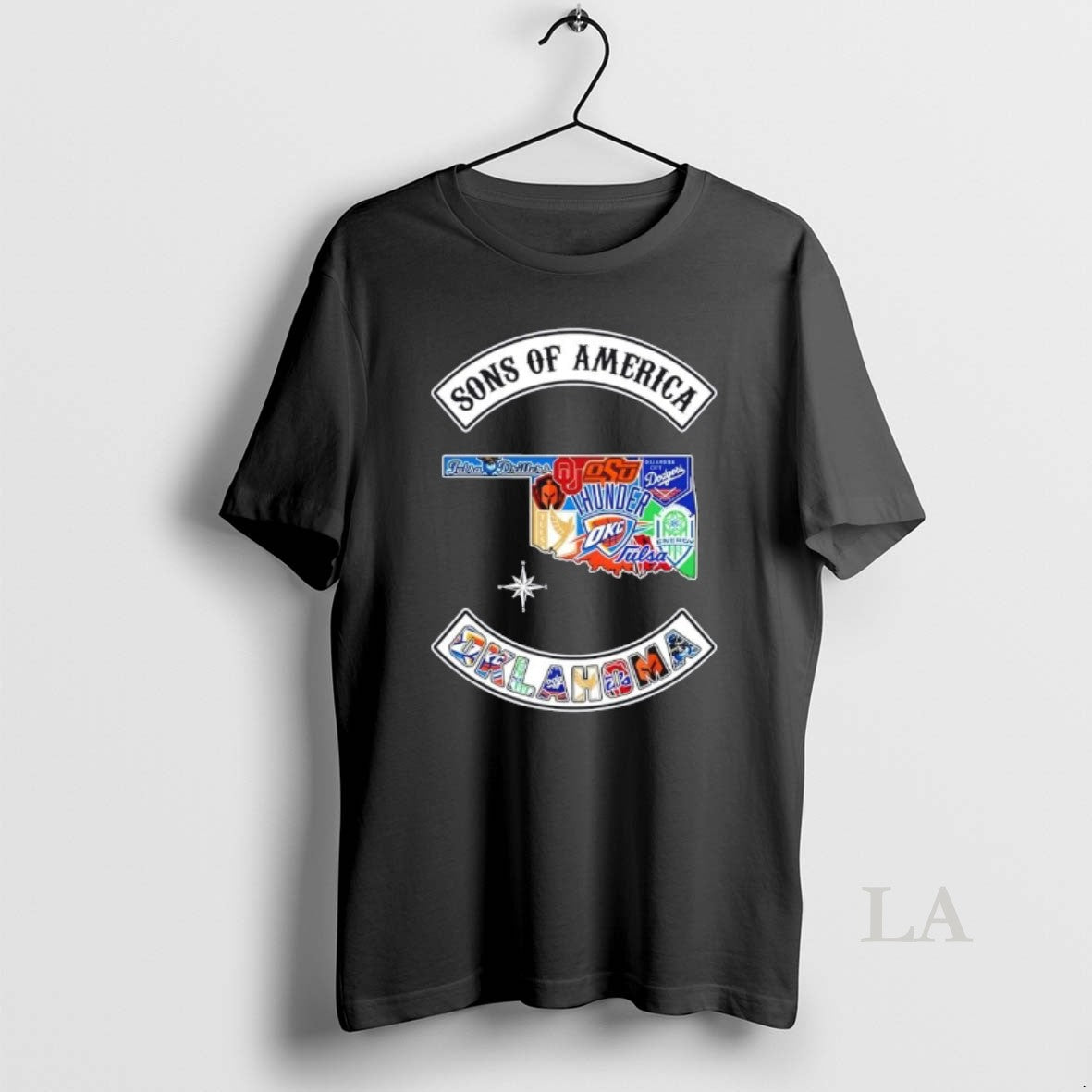 Original Son Of America Oklahoma Map Sports Logos Combine T-Shirts, Hoodie, Sweatshirt | CiraTrend.com