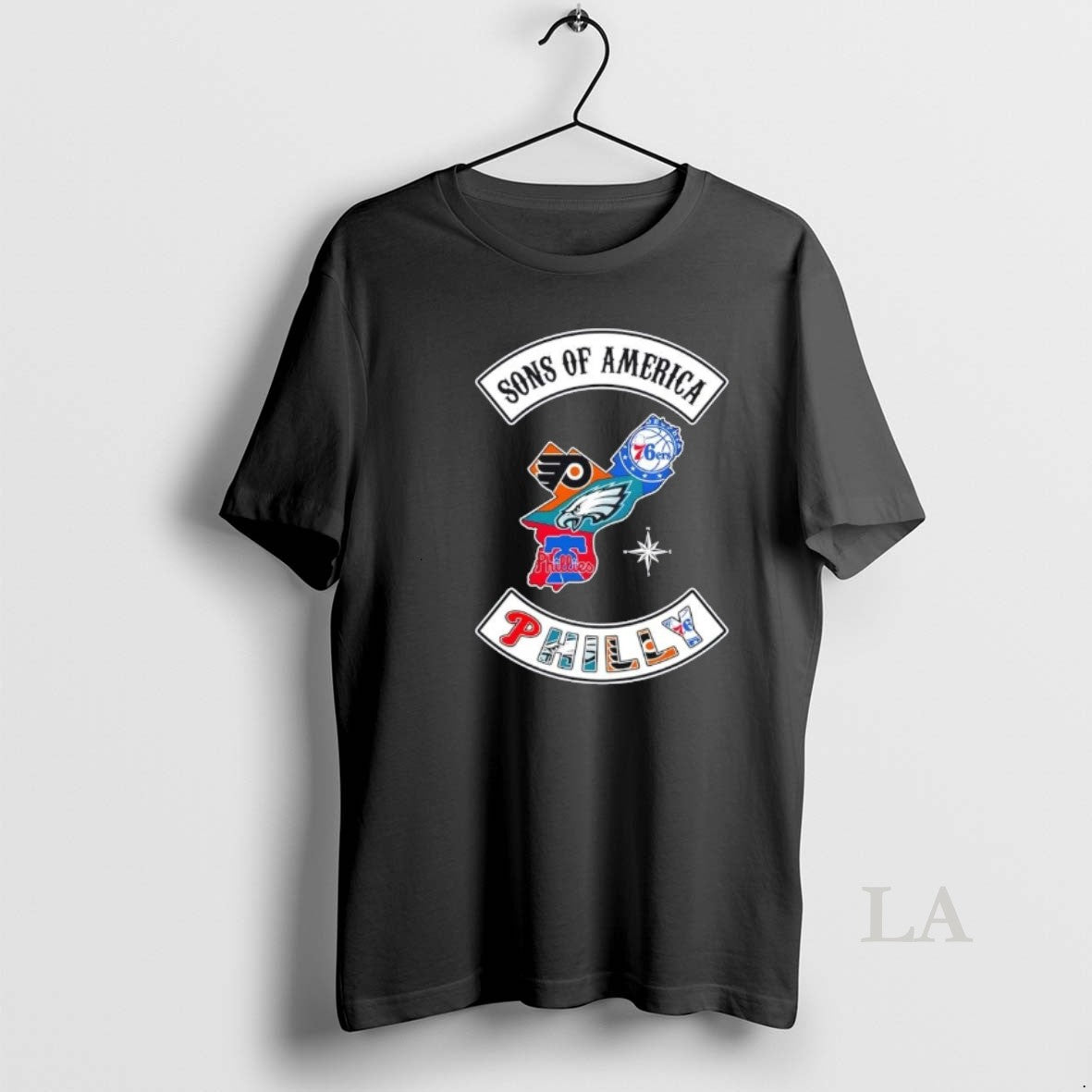 Original Son Of America Philadelphia Map Sports Logos Combine T-Shirts, Hoodie, Sweatshirt | CiraTrend.com