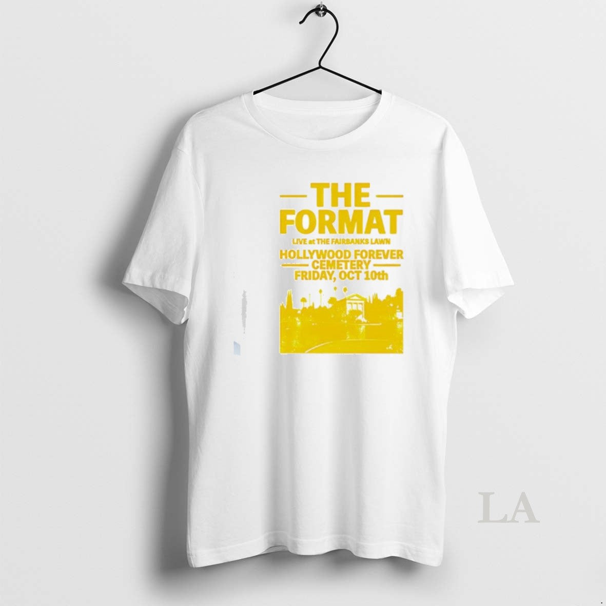 Original The Format Los Angeles Ringer Live At The Fairbanks Lawn Hollywood Forever Cemetery T-Shirts, Hoodie, Sweatshirt