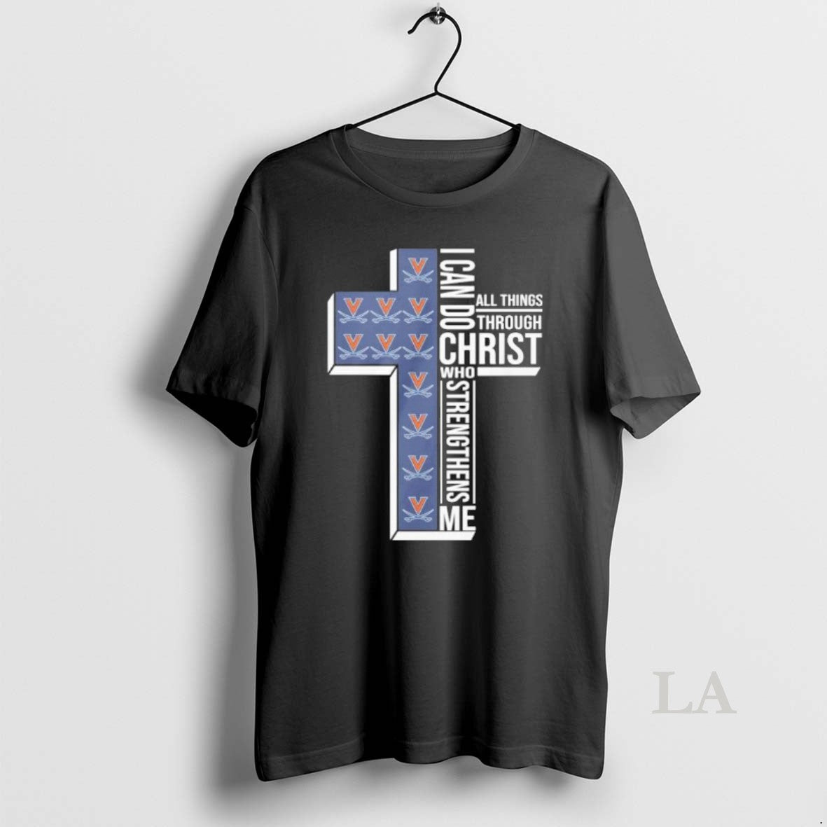 Original Virginia Cavaliers Basketball Logo I Can Do All Things Through Christ Who Strengthens Me T-Shirts, Hoodie,...
