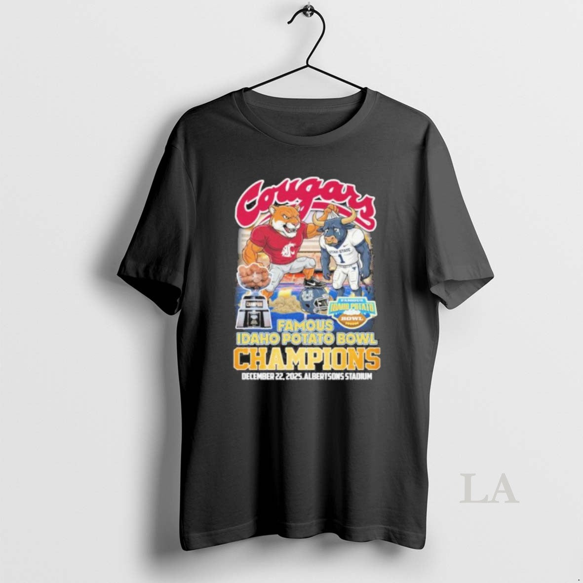 Original Washington State Cougars Mascot 2025 Idaho Potato Bowl Champions T-Shirts, Hoodie, Sweatshirt | CiraTrend.com