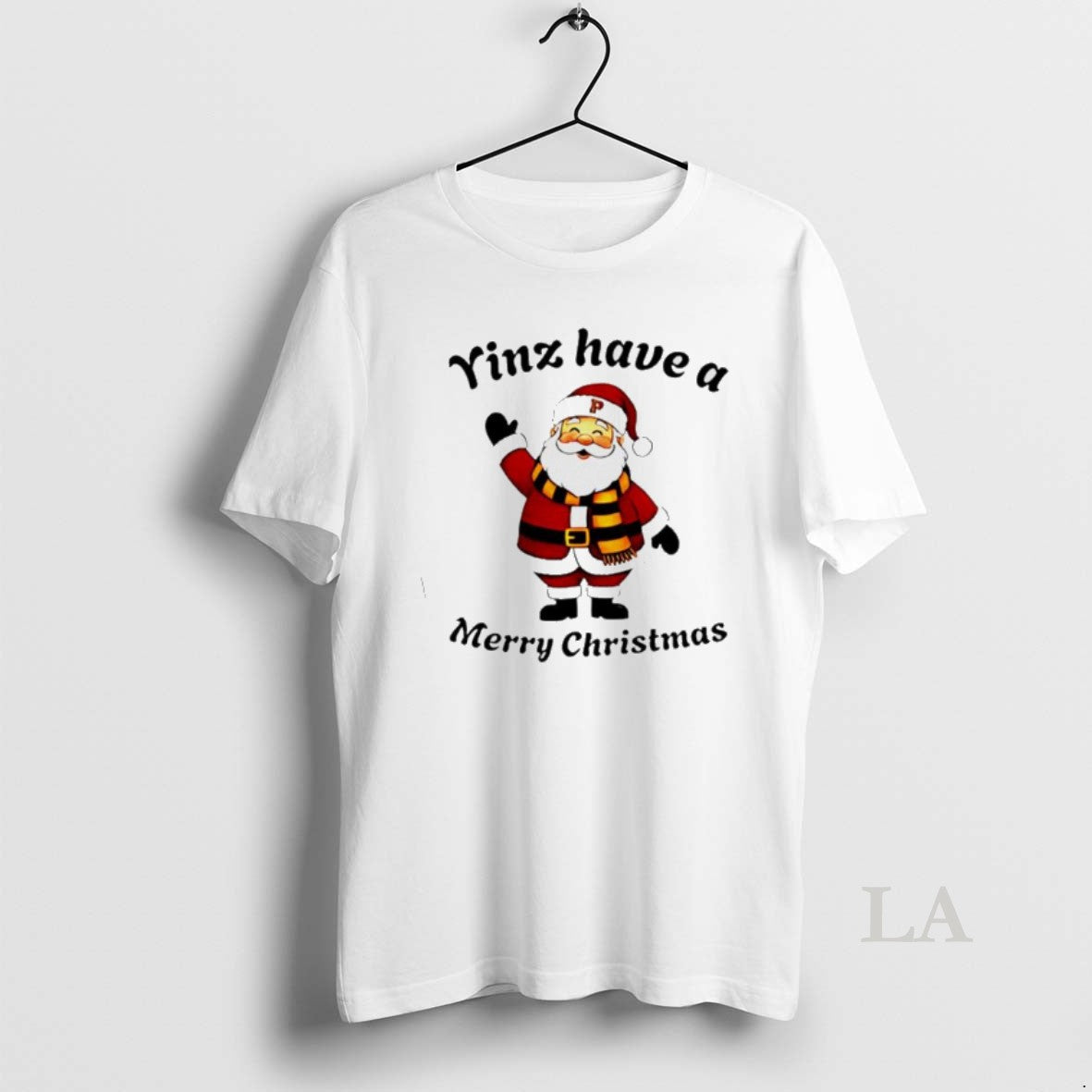 Original Yinz Have A Merry Christmas Santa Pittsburgh Holiday