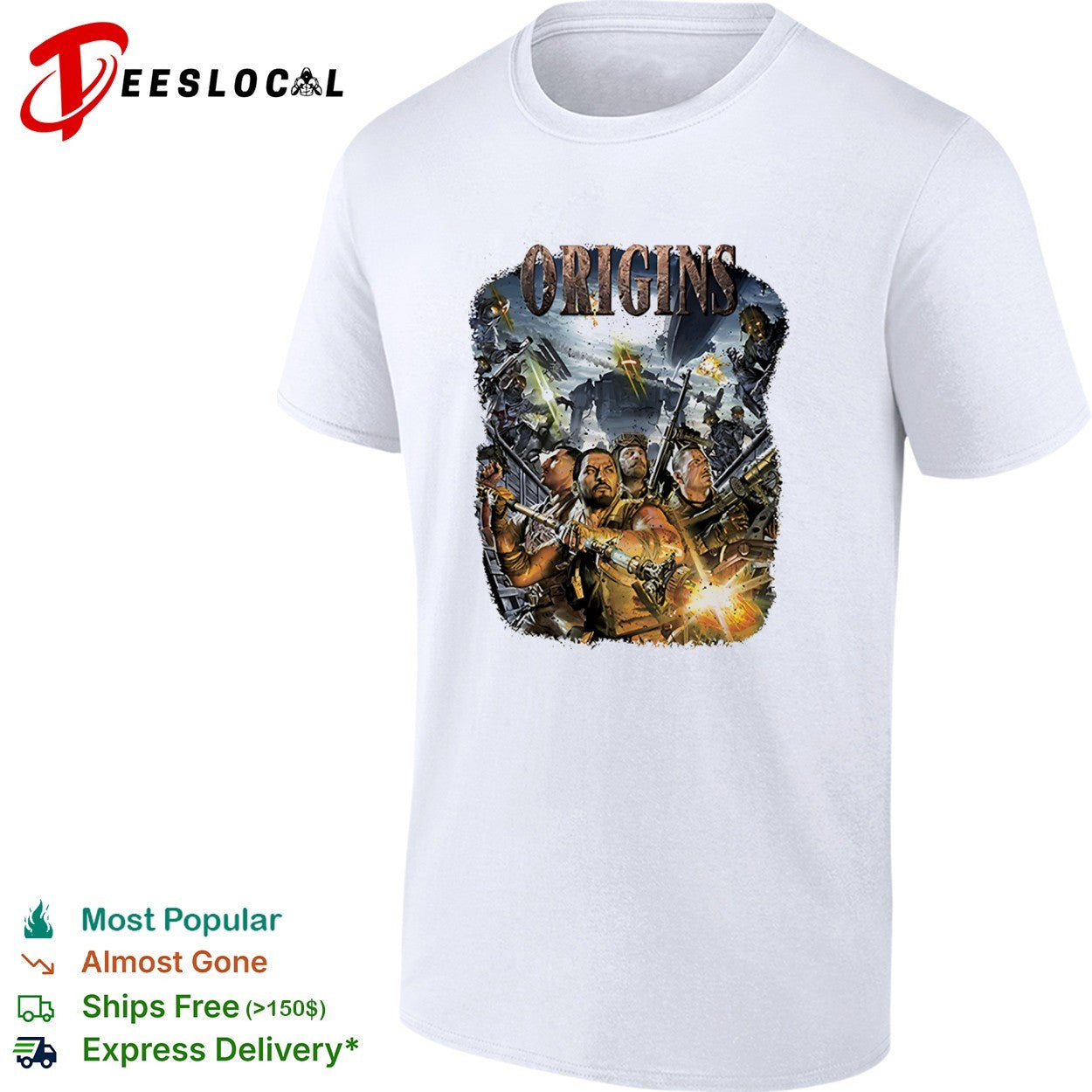 Origins Call of Duty Zombies Tank Dempsey Nikolai Belinski Takeo Masaki Edward shirt