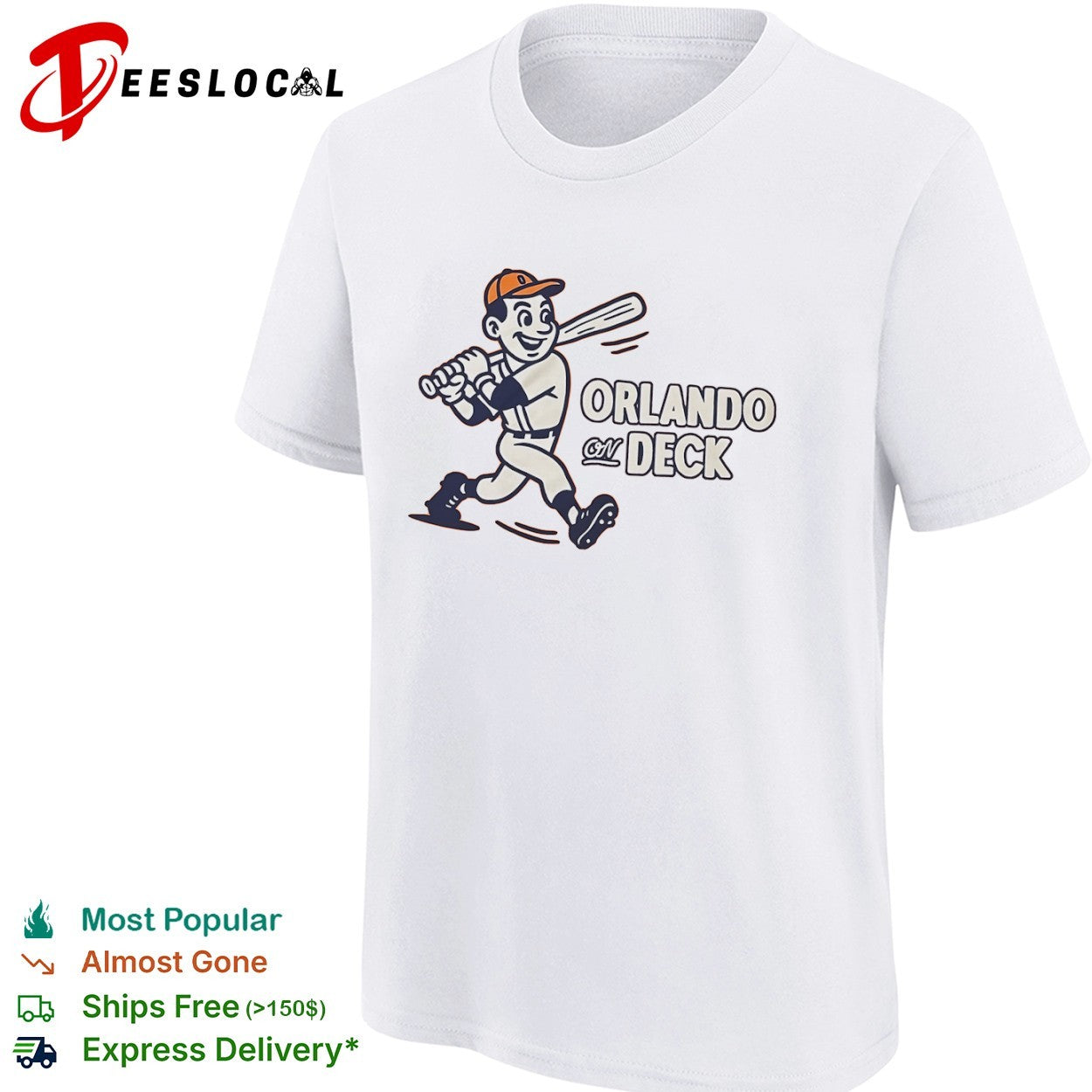 Orlando On Deck Baseball mascot Shirt