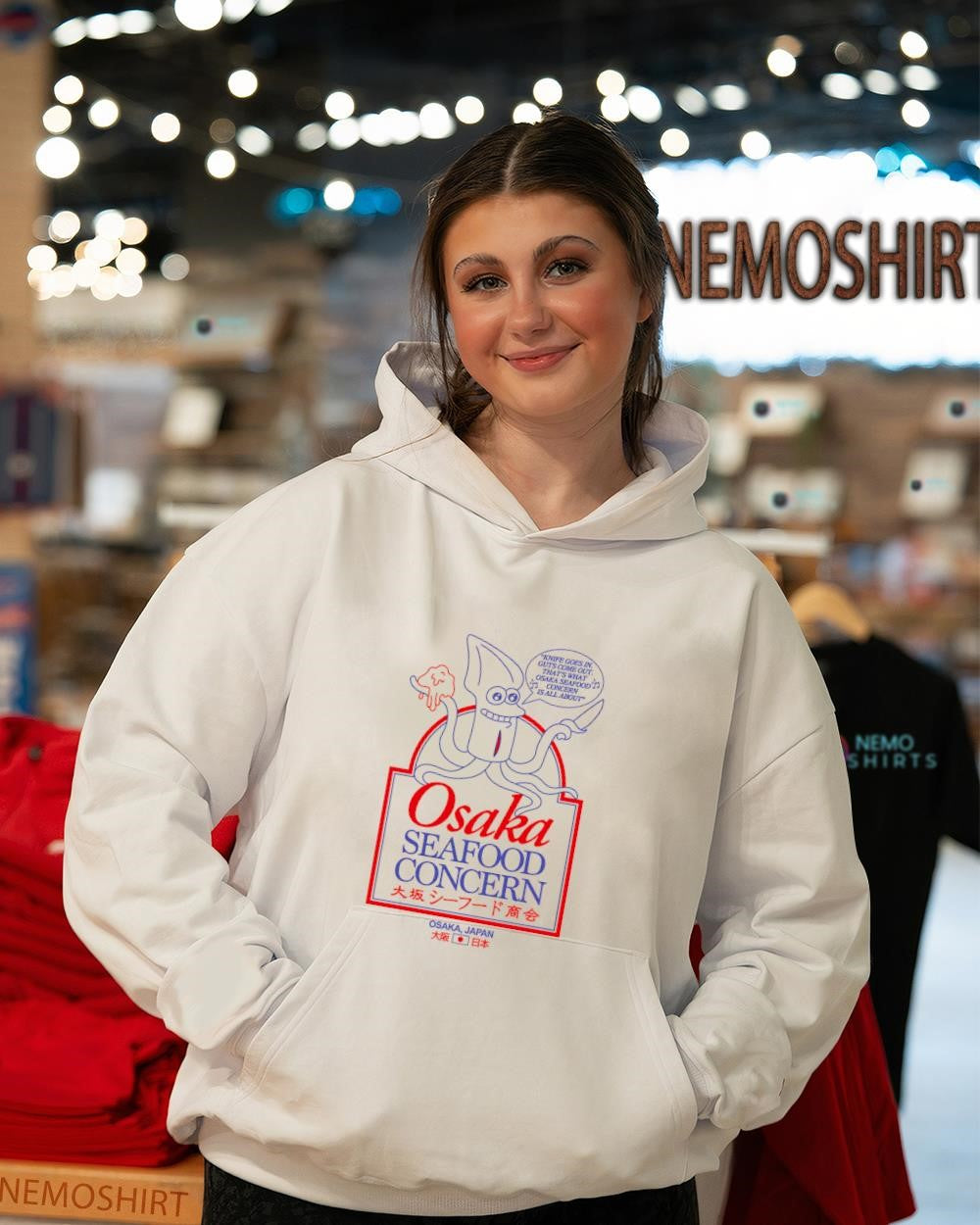 Osaka Seafood Concern squid knife shirt