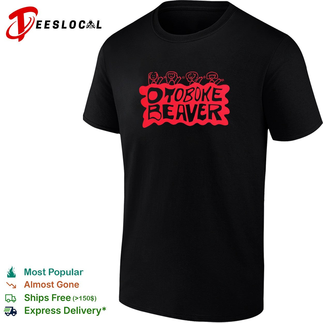 Otoboke Beaver 2026 Tour logo vintage shirt