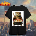 Otter eating ramen cartoon shirt