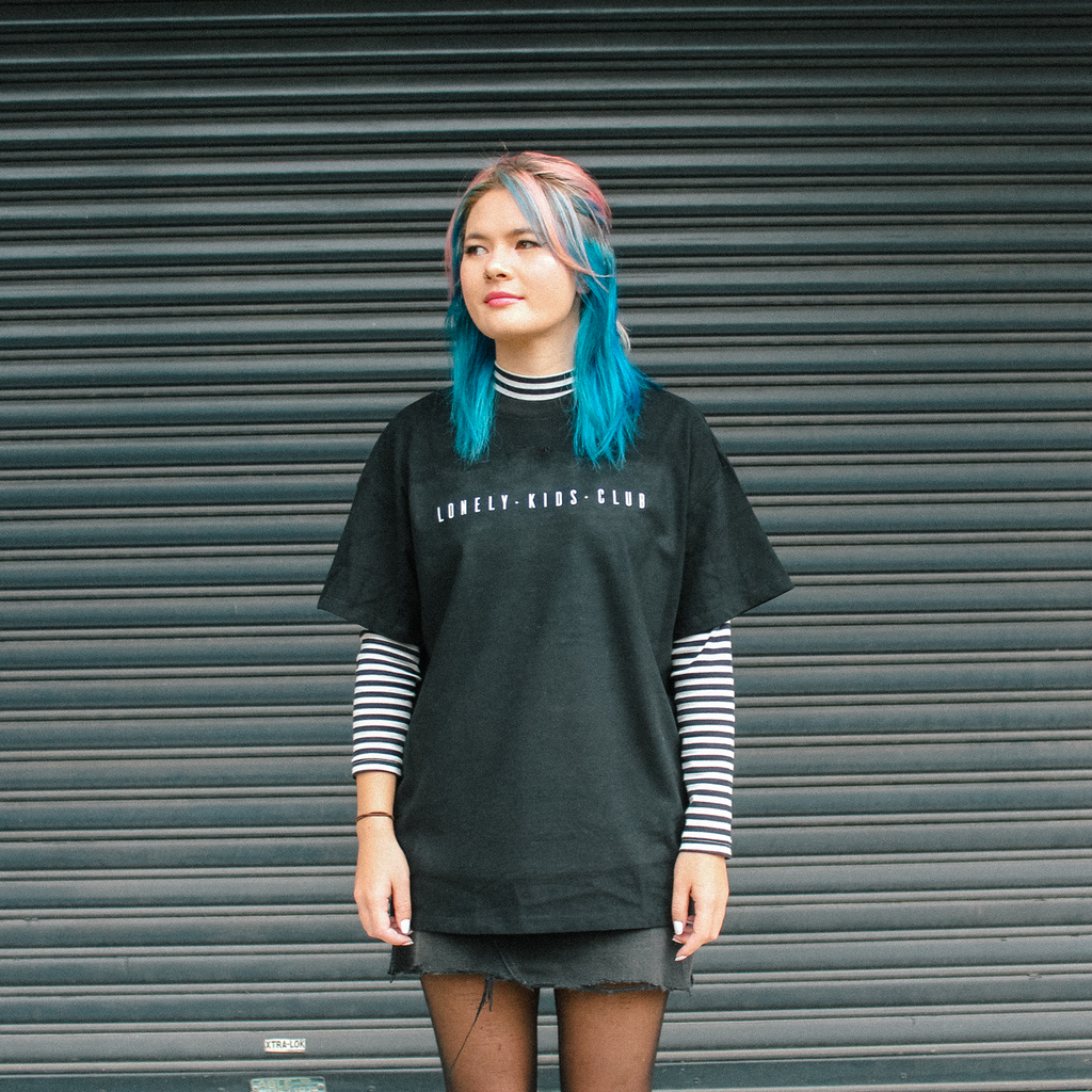 LKC Minimal Oversized Tee Hoodie, Sweatshirt | CiraTrend.com (Image 1)