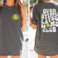 Overstimulated Moms Club Shirt Funny Mama Shirt Mom Life Shirt Mommy Life Mom Gifts Cute Mom Shirts Mom Humor Cotton...