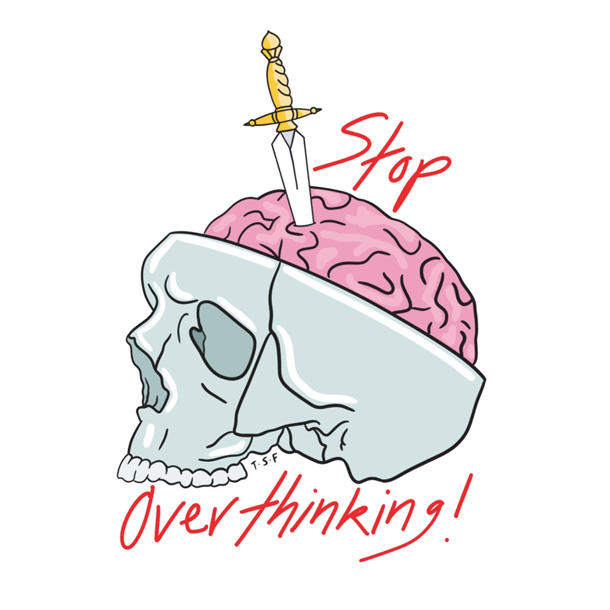 Overthinking Tee Hoodie, Sweatshirt | CiraTrend.com (Image 5)