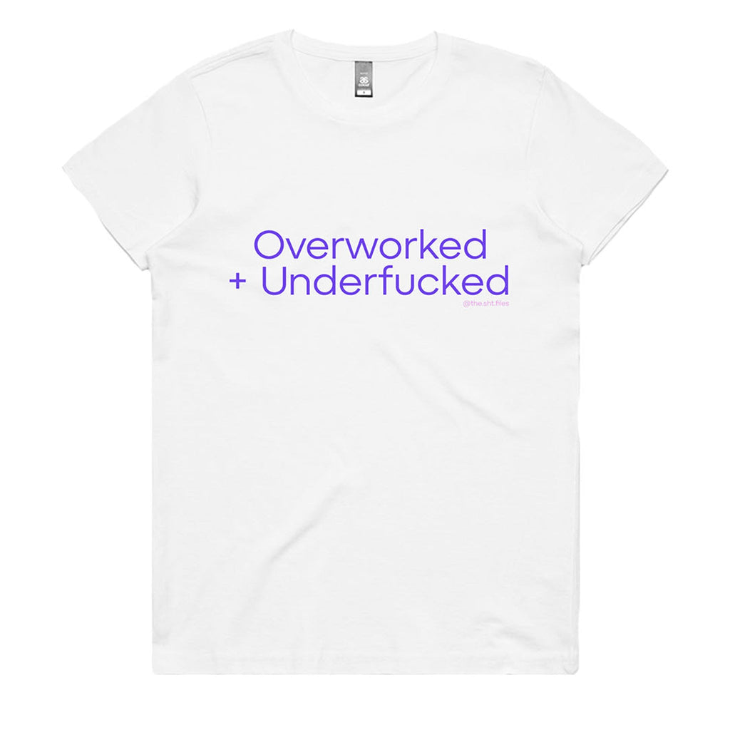 Overworked Tee Hoodie, Sweatshirt | CiraTrend.com (Image 1)