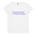 Overworked Tee Hoodie, Sweatshirt | CiraTrend.com (Image 1)