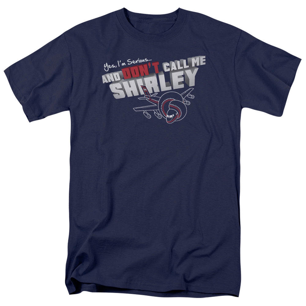 Airplane! Don't Call Me Shirley Mens T Shirt Navy Blue Hoodie, Sweatshirt | CiraTrend.com