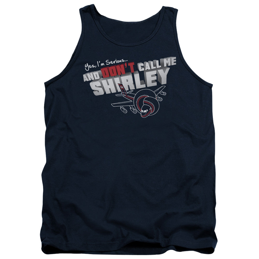 Airplane! Don't Call Me Shirley Mens Tank Top Shirt Navy Blue Hoodie, Sweatshirt | CiraTrend.com
