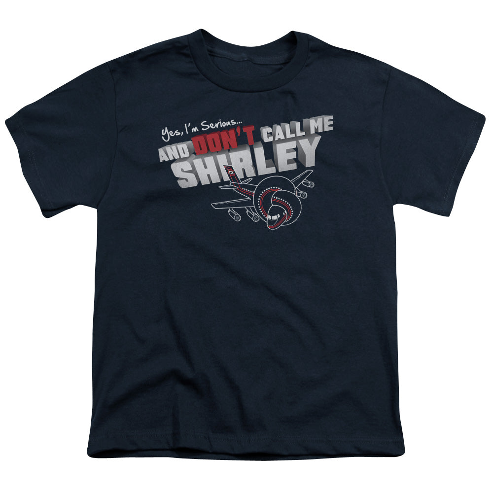 Airplane! Don't Call Me Shirley Kids Youth T Shirt Navy Blue Hoodie, Sweatshirt | CiraTrend.com