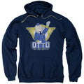 Airplane! OTTO The Autopilot Mens Hoodie Navy Blue T-Shirts, Sweatshirt | CiraTrend.com