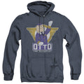 Airplane! OTTO The Autopilot Heather Mens Hoodie Navy Blue T-Shirts, Sweatshirt | CiraTrend.com