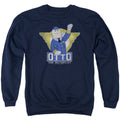 Airplane! OTTO The Autopilot Mens Crewneck Sweatshirt Navy Blue T-Shirts, Hoodie | CiraTrend.com