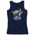 Airplane! OTTO The Autopilot Womens Tank Top Shirt Navy Blue Hoodie, Sweatshirt | CiraTrend.com