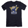 Airplane! OTTO The Autopilot Premium Bella Canvas Slim Fit Mens T Shirt Navy Blue Hoodie, Sweatshirt | CiraTrend.com