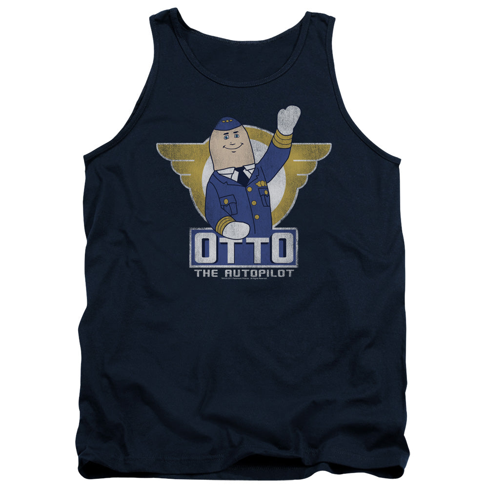 Airplane! OTTO The Autopilot Mens Tank Top Shirt Navy Blue Hoodie, Sweatshirt | CiraTrend.com