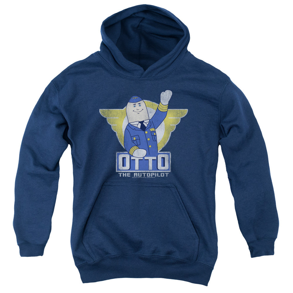 Airplane! OTTO The Autopilot Kids Youth Hoodie Navy Blue T-Shirts, Sweatshirt | CiraTrend.com