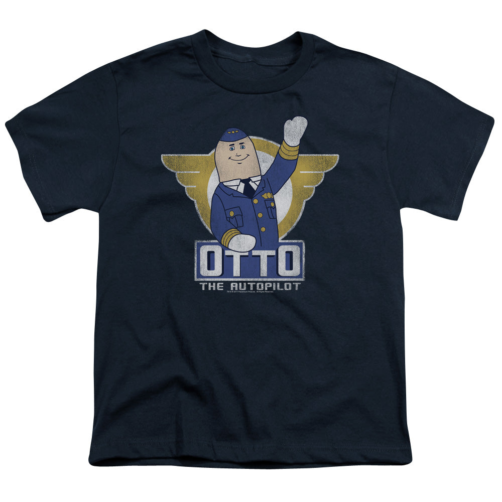 Airplane! OTTO The Autopilot Kids Youth T Shirt Navy Blue Hoodie, Sweatshirt | CiraTrend.com