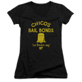 Bad News Bears Chicos Bail Bonds - Juniors V-Neck T-Shirt Hoodie, Sweatshirt | CiraTrend.com