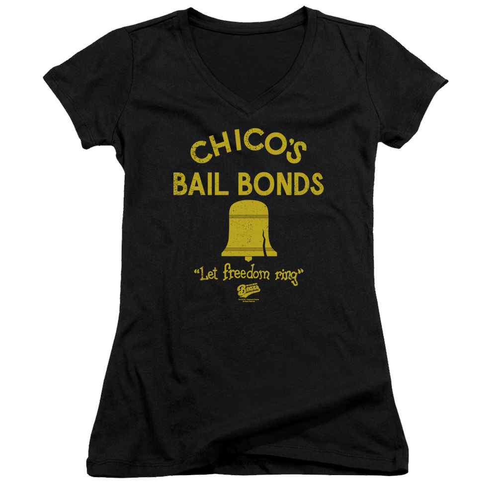 Bad News Bears Chicos Bail Bonds - Juniors V-Neck T-Shirt Hoodie, Sweatshirt | CiraTrend.com