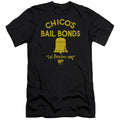 Bad News Bears Chicos Bail Bonds Premium Bella Canvas Slim Fit Mens T Shirt Black Hoodie, Sweatshirt | CiraTrend.com