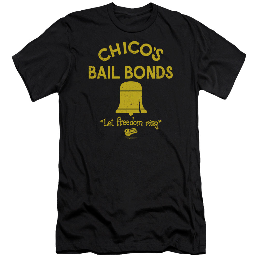 Bad News Bears Chicos Bail Bonds Premium Bella Canvas Slim Fit Mens T Shirt Black Hoodie, Sweatshirt | CiraTrend.com