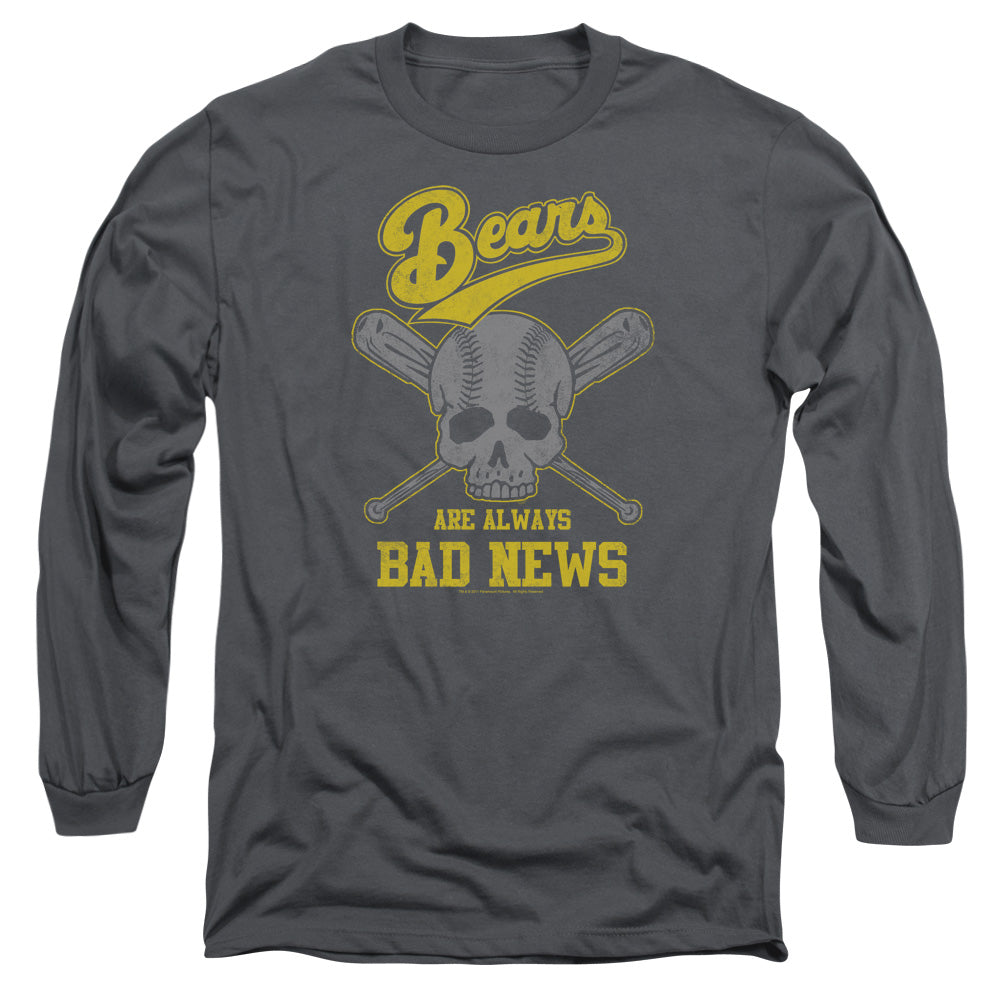 Bad News Bears Always Bad News Long Sleeve Shirt Charcoal T-Shirts, Hoodie, Sweatshirt
