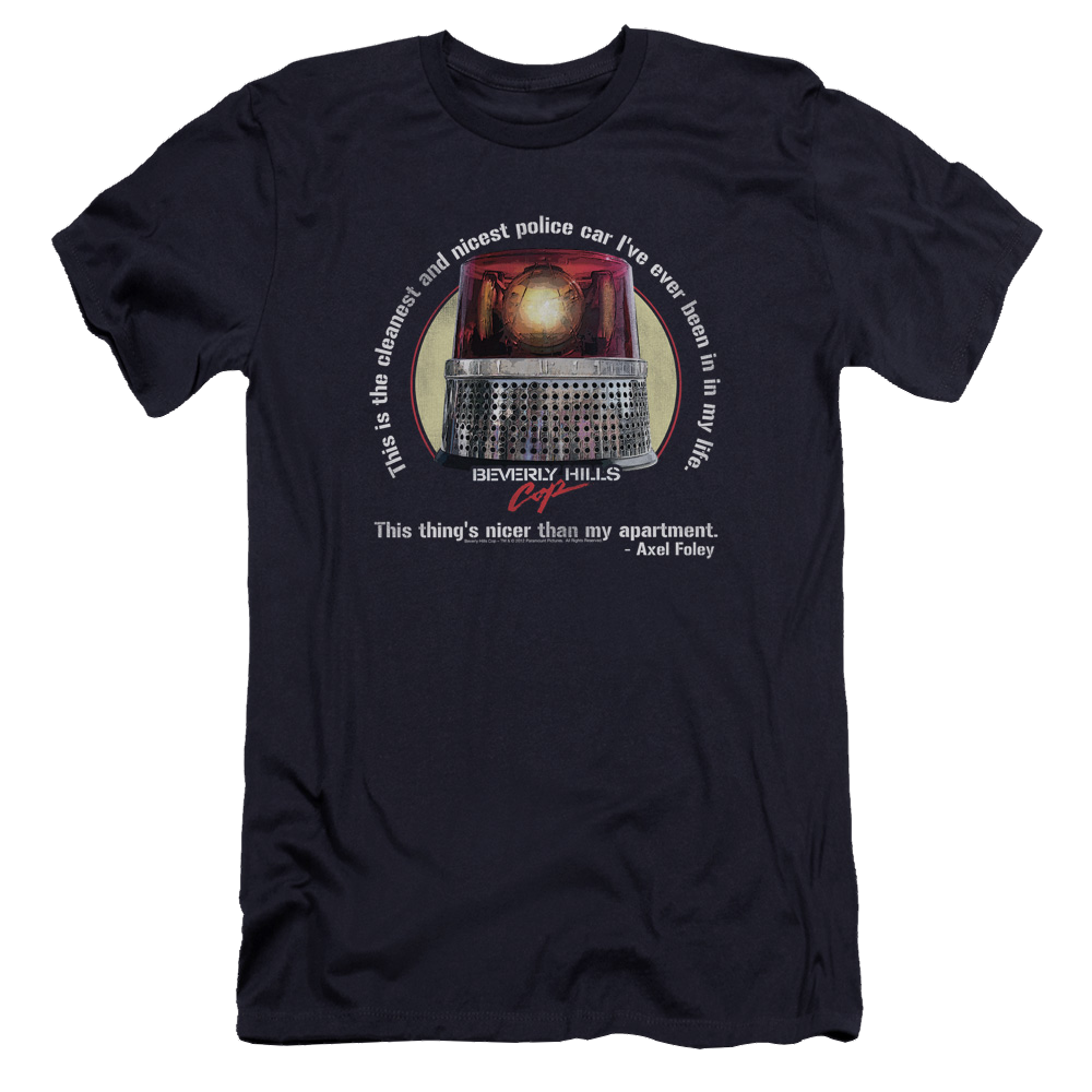 Beverly Hills Cop Nicest Police Car - Men's Premium Slim Fit T-Shirt Hoodie, Sweatshirt | CiraTrend.com