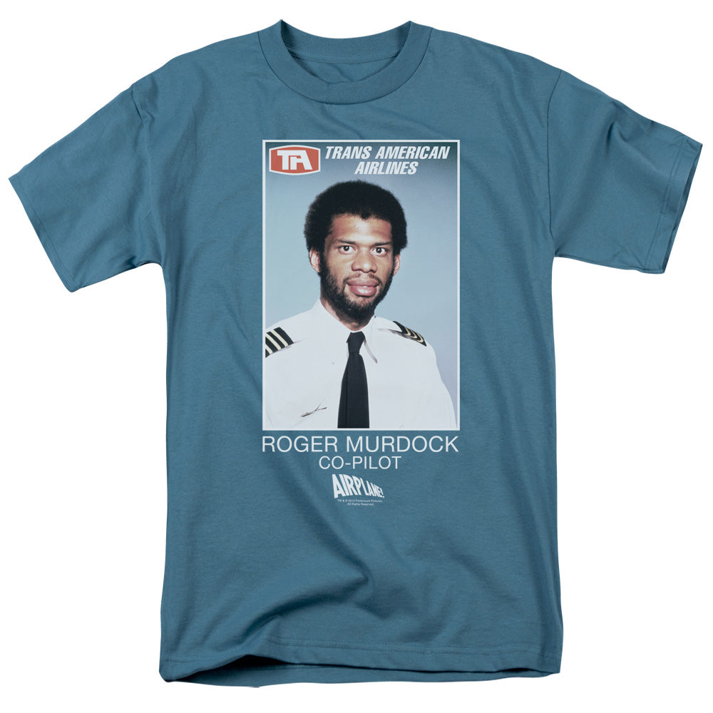 Airplane Roger Murdock Mens T Shirt Slate Hoodie, Sweatshirt | CiraTrend.com (Image 2)