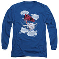 Airplane Picked Wrong Day Long Sleeve Shirt Royal Blue T-Shirts, Hoodie, Sweatshirt