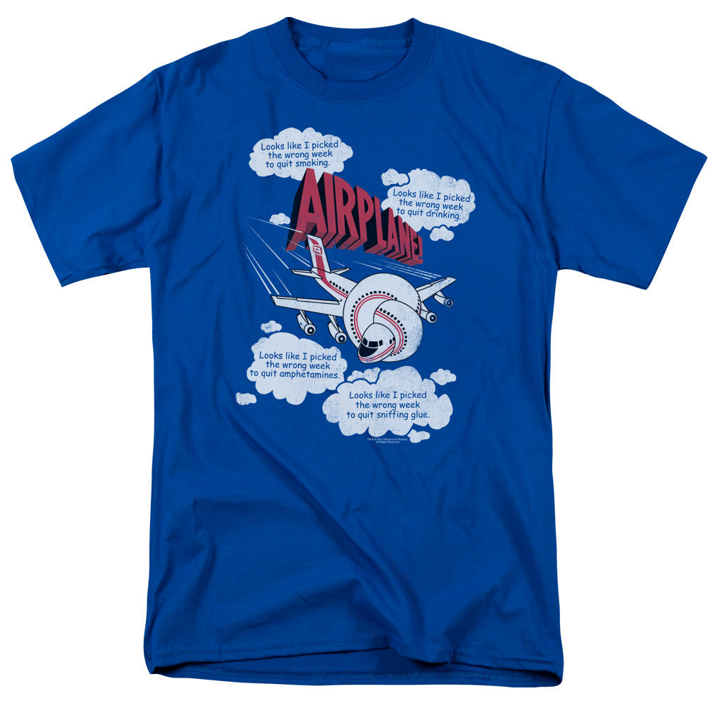 Airplane Picked The Wrong Day Mens T Shirt Royal Blue Hoodie, Sweatshirt | CiraTrend.com (Image 2)