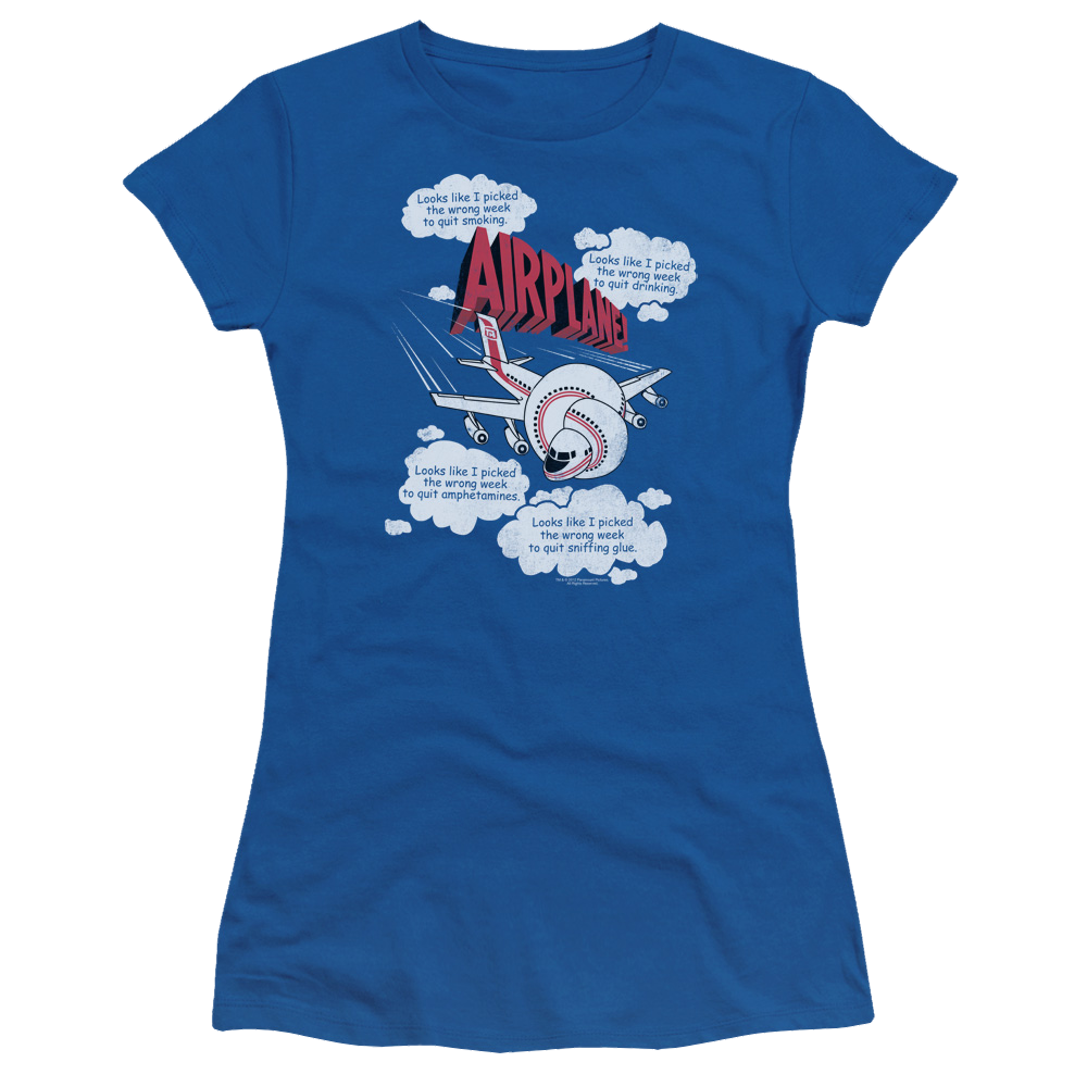 Airplane Picked The Wrong Day - Juniors T-Shirt Hoodie, Sweatshirt | CiraTrend.com