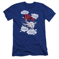 Airplane Picked The Wrong Day Premium Bella Canvas Slim Fit Mens T Shirt Royal Blue Hoodie, Sweatshirt (Image 1)